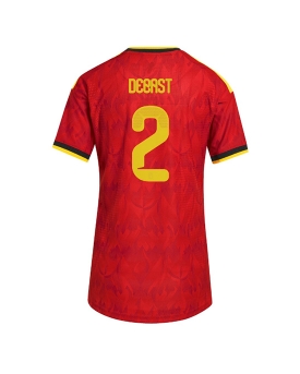 Billige Fotballdrakt Belgia Zeno Debast #2 Replika Hjemmedrakt Dame VM 2026 Kortermet Billige Fotballdrakt Belgia Zeno Debast #2 Replika Hjemmedrakt Dame VM 2026 Kortermet